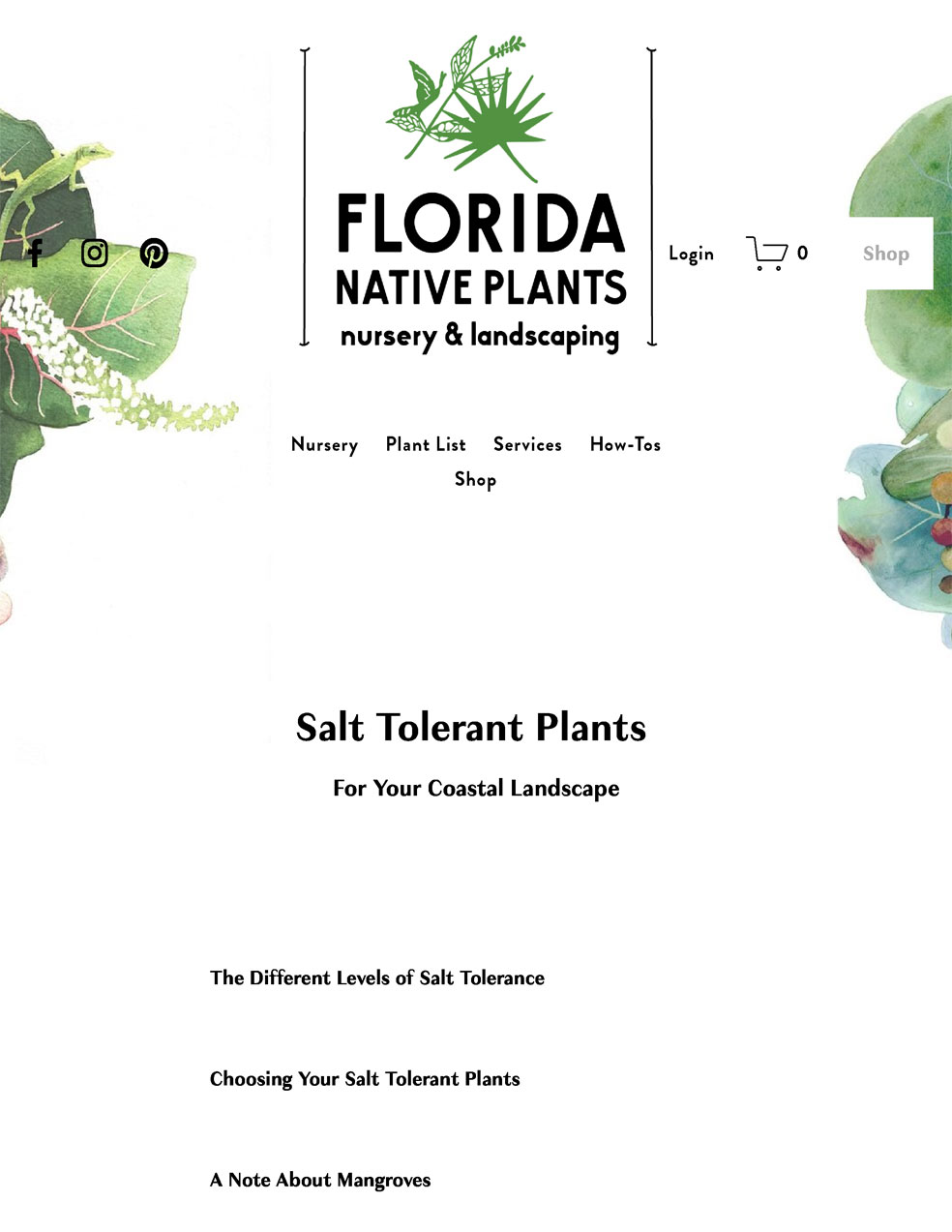 Florida Native Plant Guide for Coastal Landscapes — Florida Native Plants Nursery & Landscaping
