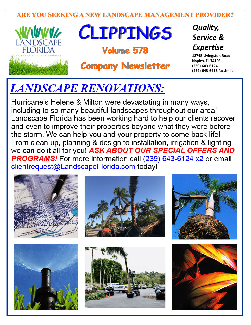 Volume 578 | Landscape Florida