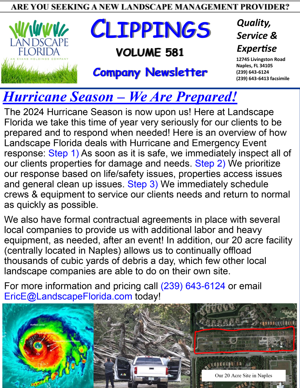 Volume 581 | Landscape Florida