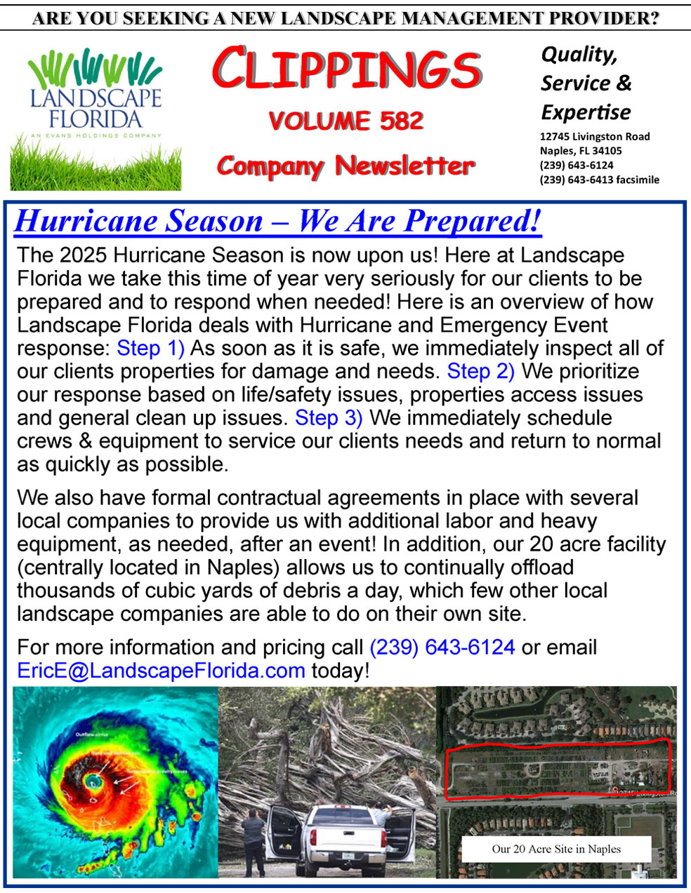Volume 582 | Landscape Florida