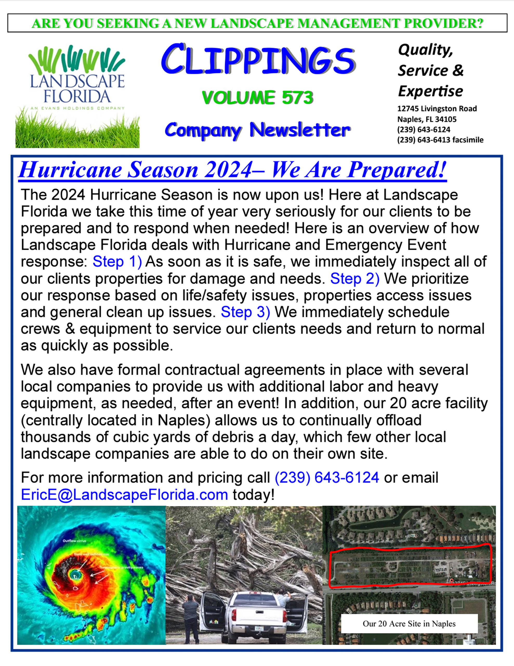 Publication Volume 573 - Hurricane Season 2024