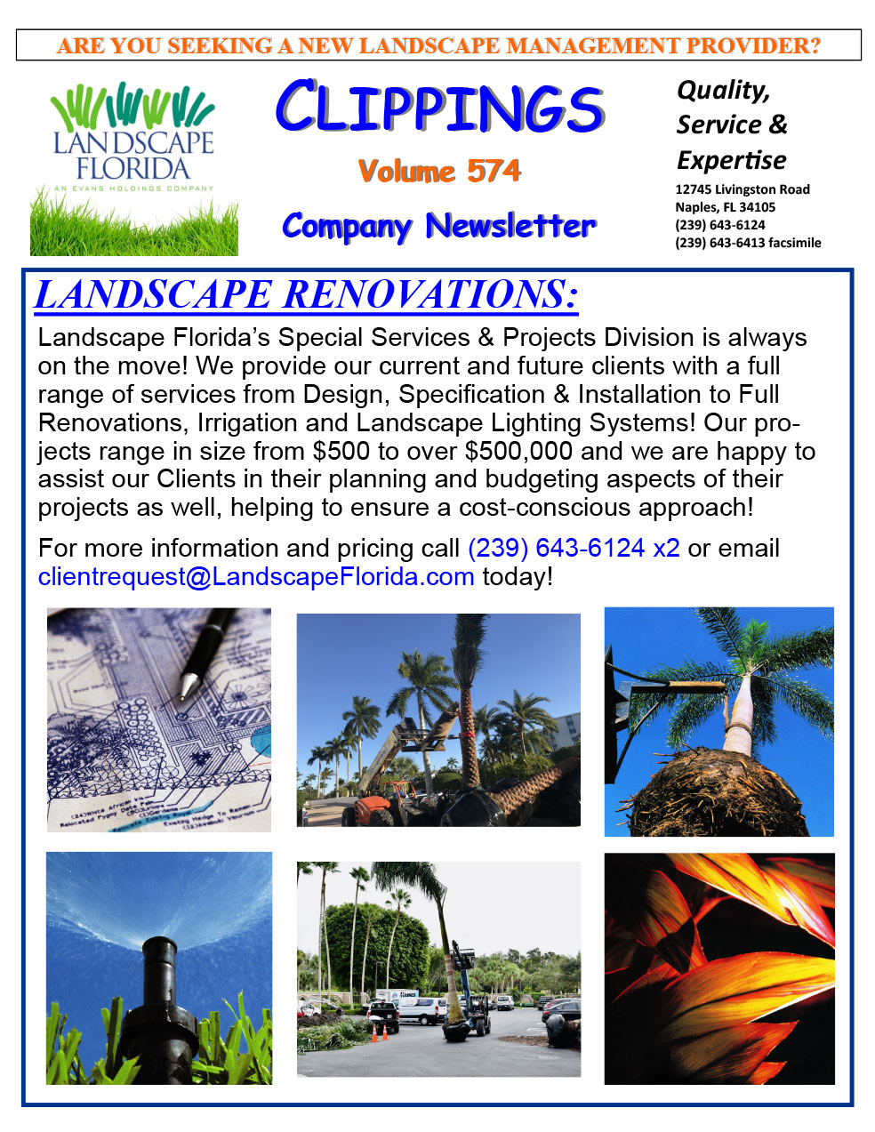 Volume 574 | Landscape Florida